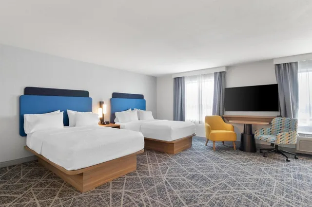 جناح استوديو بسريرين كوين مع أريكة، Hampton Inn and Suites New Castle 1/3