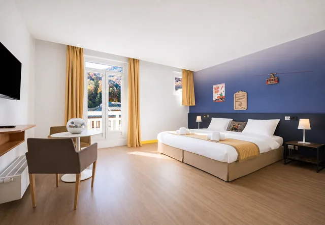 غرفة كومفورت بسرير مزدوج، B&B HOME Brides-les-Bains Les 3 Vallees 2/4