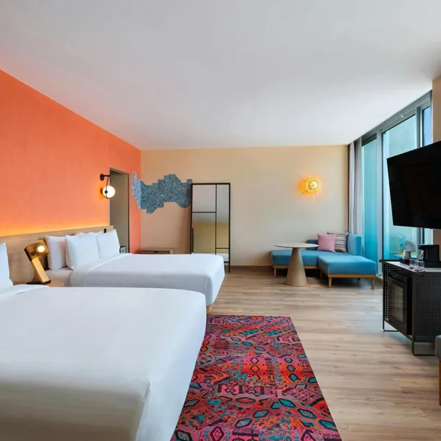 Savvy, Suite, 2 Queen Beds, Balcony، Aloft Playa Del Carmen 1/3