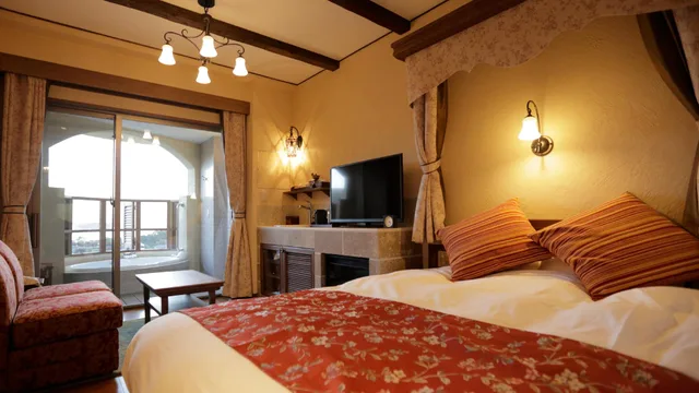 Rose, Me, Standard, Double Bed, Mountain View, Outdoor Bath، La Vista Fuji-Kawaguchiko 1/1