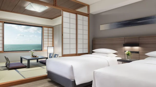 غرفة بسرير كينج بإطلالة على البحر، Nanki-Shirahama Marriott Hotel 2/5