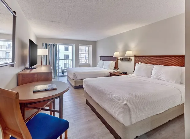 Ocean, 2 Queen Beds, Side Ocean View, Balcony، Henlopen Hotel 1/4