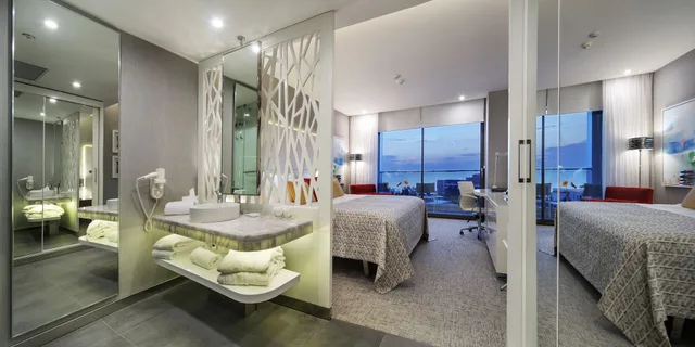 غرفة قياسية بسرير مزدوج أو سريرين منفصلين بإطلالة على الحديقة، The Sense De Luxe Hotel 7/8