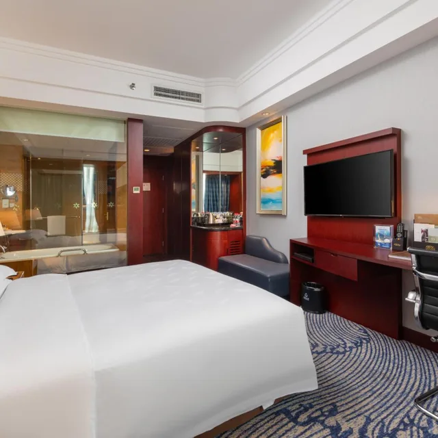 غرفة سوبيريور بسرير كينج، Zhuhai Charming Holiday Hotel 3/4