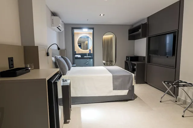 غرفة سوبيريور بسرير مزدوج أو سريرين منفصلين بإطلالة على المدينة لذوي الإعاقة، Place2You Hotel by Welkom 5/8
