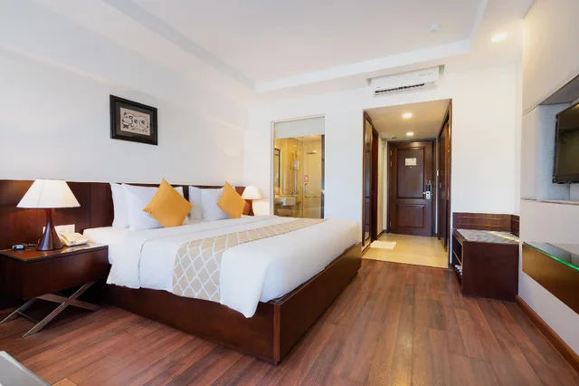 غرفة سوبيريور بسرير مزدوج بإطلالة على المدينة، Hoang Ngoc Beach Resort 1/2