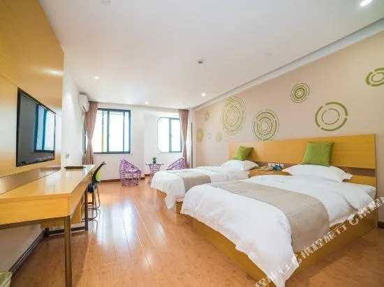 غرفة بسريرين منفصلين، GreenTree Inn Zhejiang Ningbo District Huashan Road And Huanghe Road Express Hotel 1/1