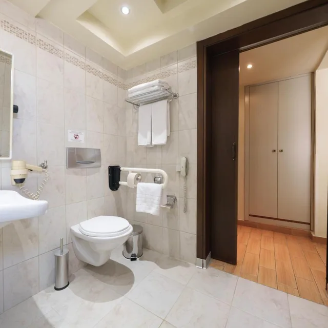 غرفة بسريرين منفصلين لذوي الإعاقة، Capsis Hotel Thessaloniki 9/10