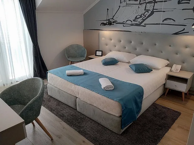 غرفة بسرير مزدوج أو سريرين منفصلين بشرفة، Perla Hotel Dubrovnik 7/9