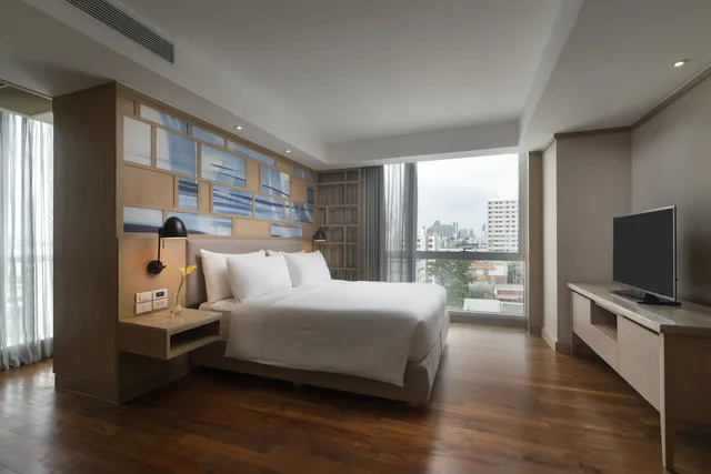 جناح ركني بسرير كينج بغرفة نوم واحدة، Shama Petchburi 47 Bangkok 2/9