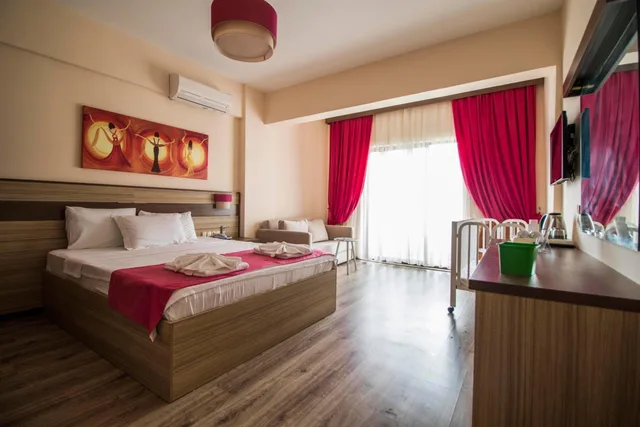 غرفة بسرير مزدوج بإطلالة على البحر، Eden Pyara Hotel Turunc 6/10