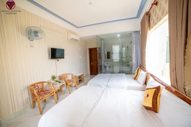 غرفة فاخرة بسريرين مزدوجين، Yen Vy 04 Luxury Hotel 2/5