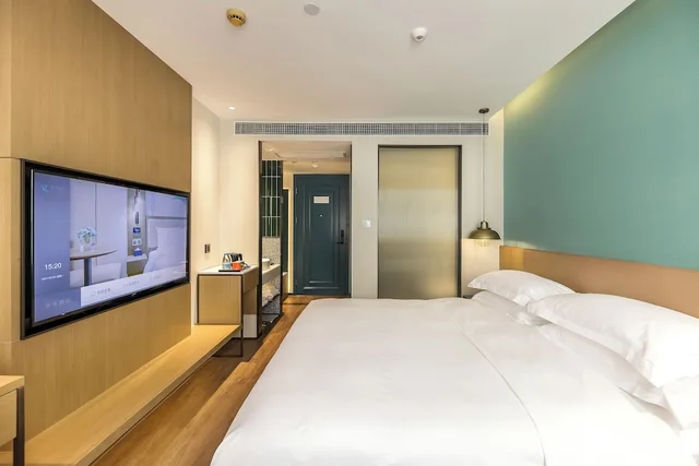 غرفة بسرير كوين، Jinglai Hotel (Shanghai Bund East Nanjing Road Pedestrian Street) 1/4