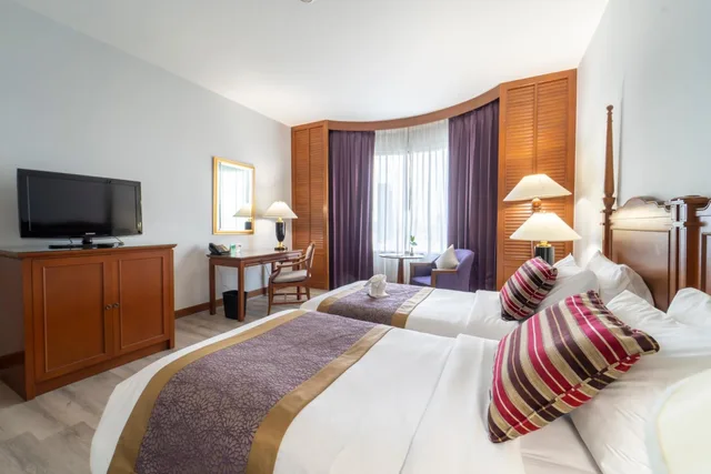 غرفة ديلوكس بسرير مزدوج أو سريرين منفصلين بإطلالة على المدينة، Century Park Hotel 5/10