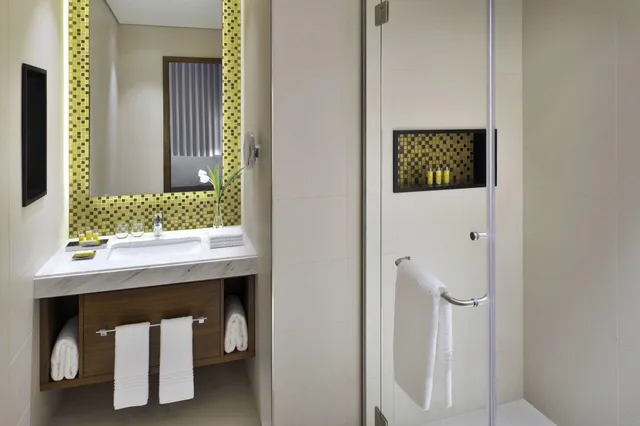 غرفة بسرير كينج، الحي الدبلوماسي الرياض - شقق ماريوت التنفيذية(Riyadh Diplomatic Quarter - Marriott Executive Apartments) 4/5