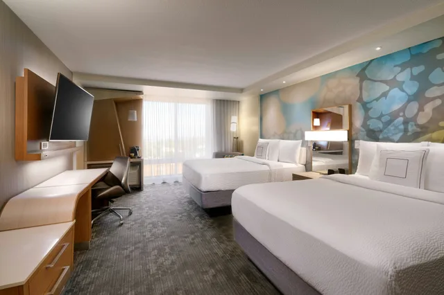 غرفة بسريرين كوين، Courtyard Cedar City 1/3