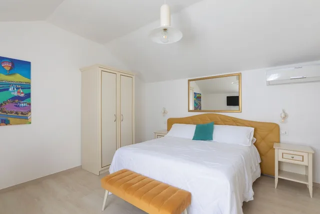 غرفة بسرير مزدوج بإطلالة على البحر في الملحق، HOTEL BACCO 6/10