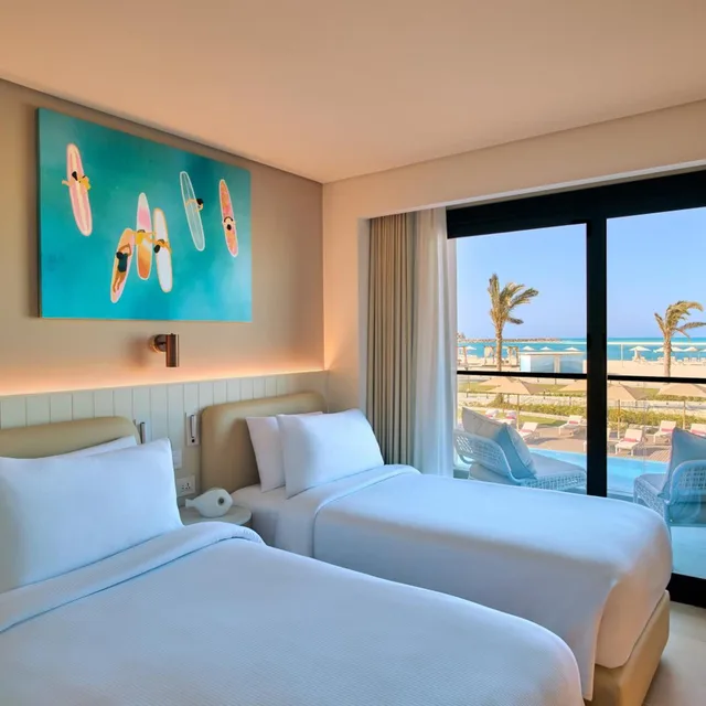 3 Bedrooms, Duplex, Suite, Sea View, Direct Pool Access، Palma Bay Rotana Resort - New Alamein 2/9