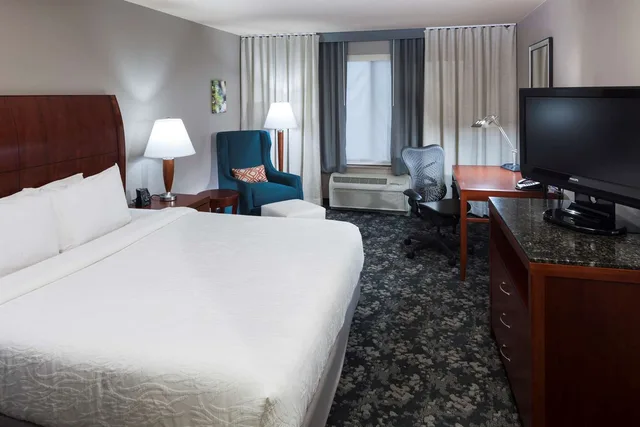 غرفة بريميوم بسرير كينج مع أريكة، Hilton Garden Inn Austin North 1/2