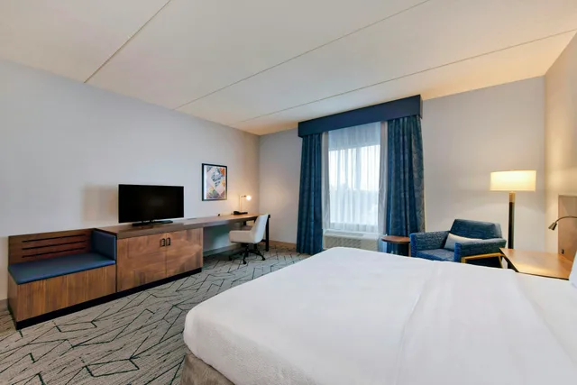 غرفة بسرير كينج لذوي الإعاقة، Hilton Garden Inn Raleigh Cary 3/7