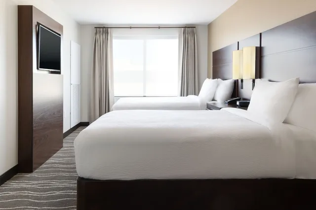 غرفة بسريرين كوين مع أريكة، Residence Inn by Marriott Anaheim Brea 1/2
