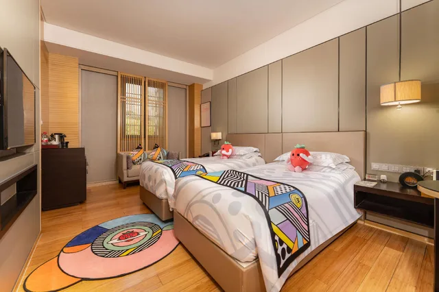 غرفة بسريرين، Cheery Canal Hotel Hangzhou 1/3