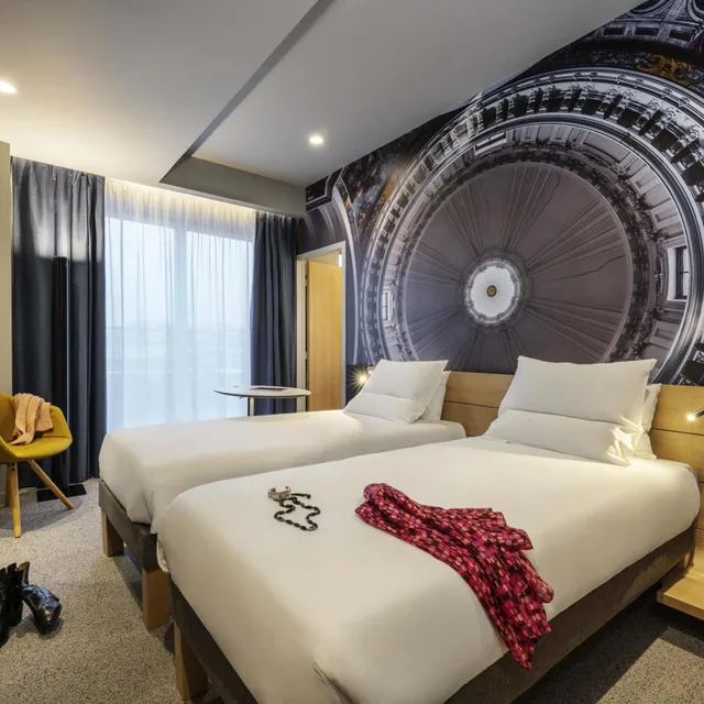 غرفة قياسية بسرير فردي، NOVOTEL BELLEVILLE PARIS 20 2/4