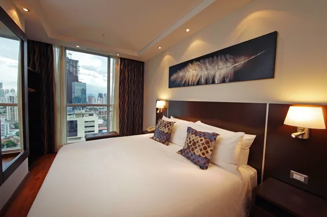 شقة عائلية بسريرين مزدوجين بغرفتي نوم، Marriott Executive Apartments Panama City, Finisterre 1/7