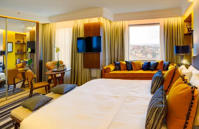 غرفة ديلوكس بسرير مزدوج بإطلالة على البحر، Ravouna 1906 Suites - Special Class Adults Only 3/10