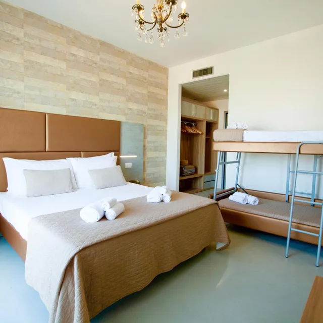 غرفة رباعية بإطلالة على البحر، Hotel Maestri 2/10