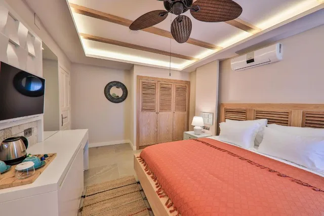 غرفة كومفورت بإطلالة على البحر، Kalkan Saray Suites Hotel 2/8