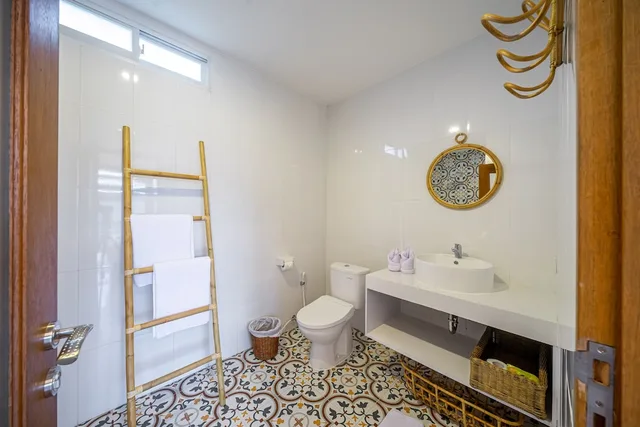 غرفة ديلوكس بسرير كوين بإطلالة على المسبح، Kasmaran Bali Guest House 4/4