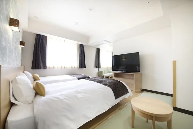 غرفة بسريرين منفصلين، Hotel Lifetree Hitachinoushiku 2/4