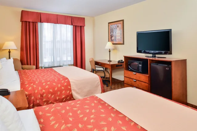 غرفة بسريرين كوين يُسمح فيها بالحيوانات الأليفة، Americas Best Value Inn & Suites Livingston 9/10