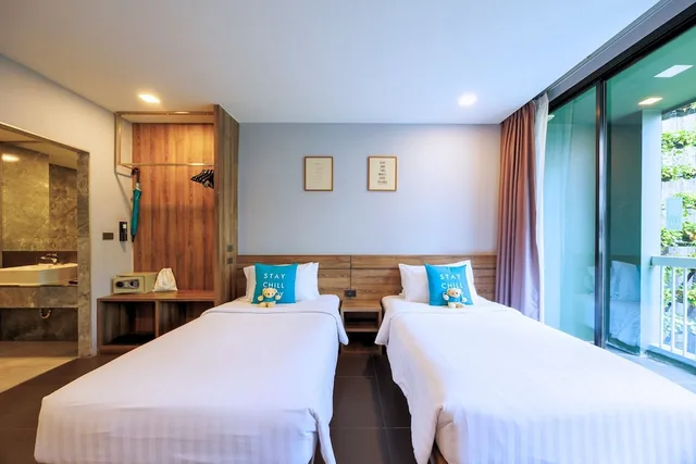 غرفة ديلوكس بسريرين منفصلين، Cross Vibe Chiang Mai Decem 1/10
