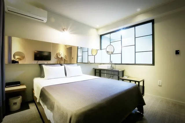 غرفة ديلوكس بسرير مزدوج، Chuncheon Urbane Hotel 6/10