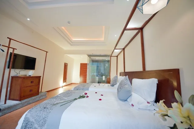 غرفة بريميوم بسريرين منفصلين، Guilin Crystal Crescent Moon Hotel 6/10