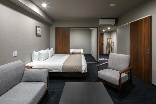 غرفة تنفيذية بسريرين كوين، Randor Residential Hotel Kyoto Suites 10/10