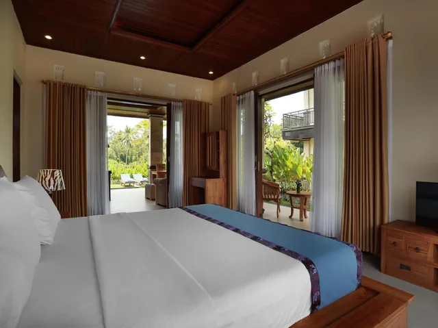 فيلا ديلوكس بسرير مزدوج بغرفة نوم واحدة بمسبح خاص، Dewi Sri Private Villa 2/3