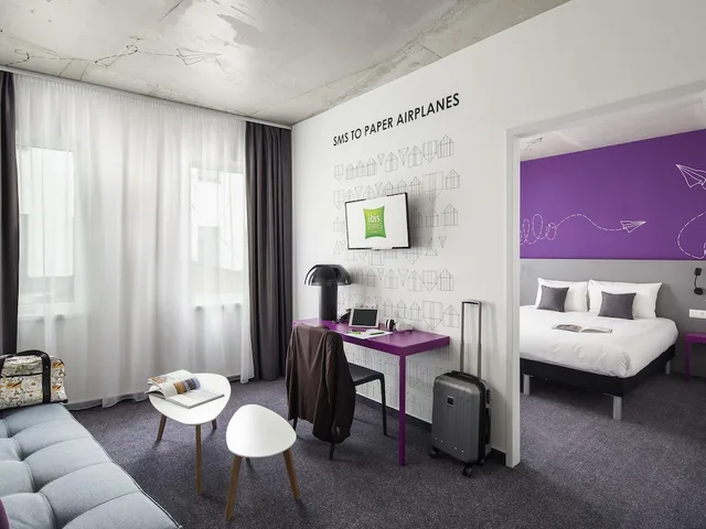 جناح بسرير مزدوج مع أريكة، Ibis Styles Budapest Airport 1/7