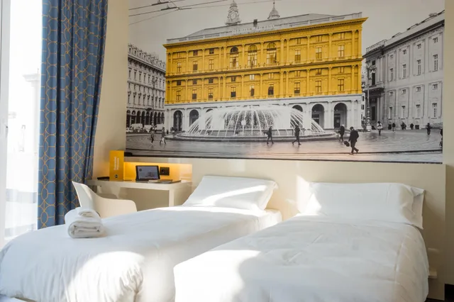 غرفة بسريرين، B&B Hotel Genova Principe 1/1