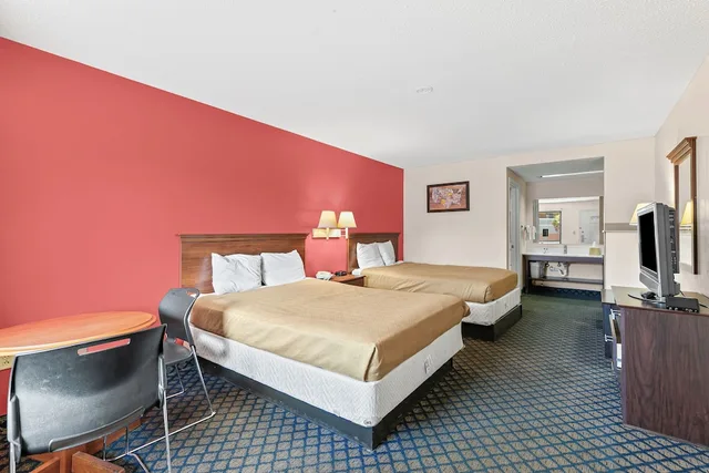 غرفة بسريرين كوين للمدخنين، Magnolia Inn Townhouse Hattiesburg MS I-59 1/10