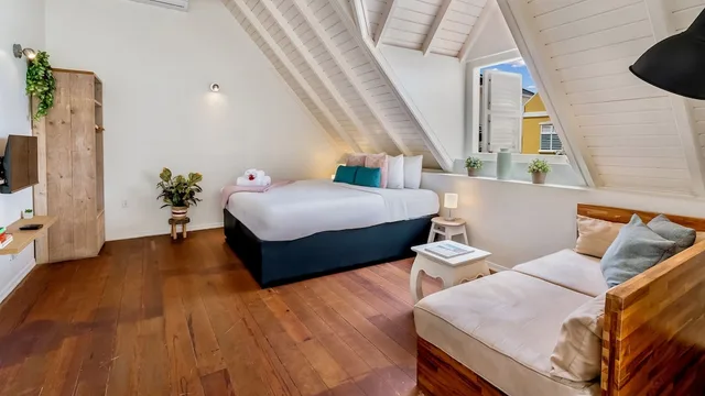 غرفة كلاسيكية بسرير كينج، Pietermaai Boutique Hotel 4/10