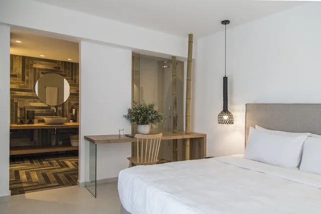 غرفة كلاسيكية بسرير فردي بإطلالة على الحديقة، Ftelia Bay Boutique Hotel 2/6
