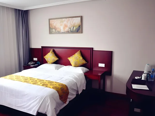 غرفة ديلوكس بسريرين منفصلين، GreenTree Inn Xuzhou Benteng Avenue Express Hotel 1/1