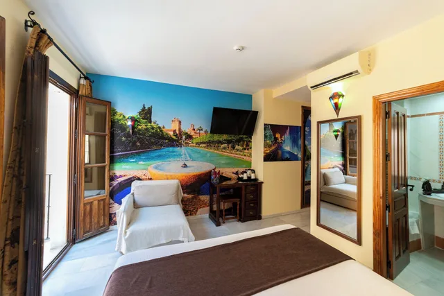 غرفة سوبيريور بسرير كوين بإطلالة على الجبل، Hotel Mezquita 2/10