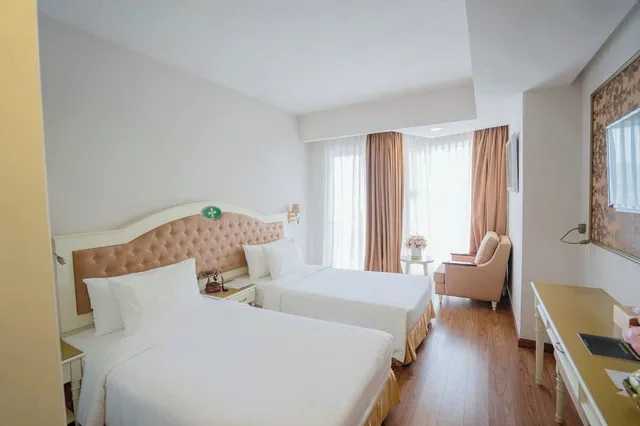غرفة ديلوكس بسريرين منفصلين بإطلالة على المدينة، Isena Nha Trang Hotel 1/6