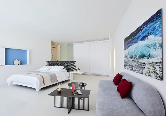 جناح بسريرين كينج، Alti Santorini Suites - Adults Only 4/8