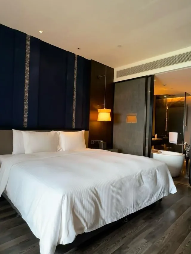 غرفة ديلوكس بسرير كينج، Wanda Realm Resort Nanning 1/3