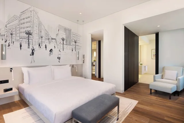 غرفة بغرفتي نوم، La Ville Hotel And Suites City Walk Dubai Autograph Collection 2/3